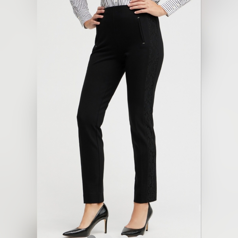 Chico's Juliet Lace Ankle Pants - Size 12